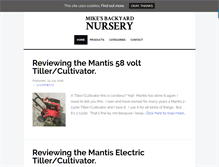 Tablet Screenshot of mikesbackyardnursery.com